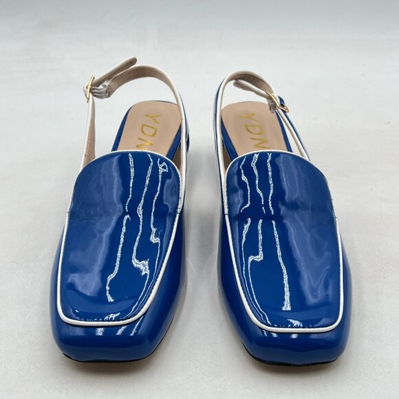 YDN Blue Slingback Heels, FITS best size 8! - Picture 3 of 8